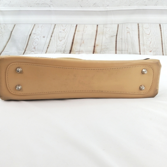 Beijo Chocolate Beige PU Leather Shoulder Bag - Picture 6 of 15